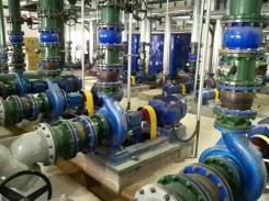 清水離心泵(bèng)使用現場